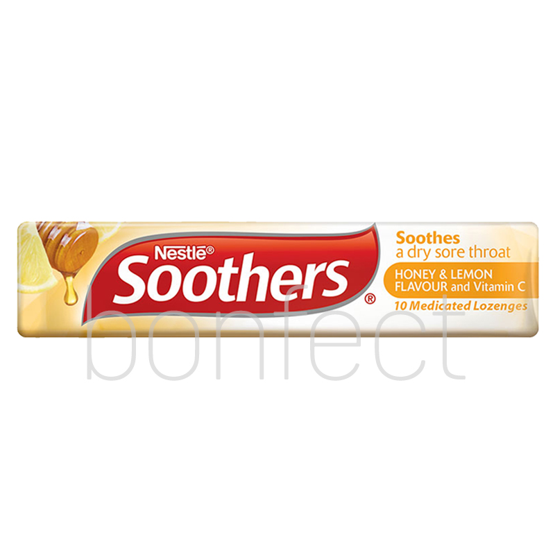 Soothers Honey Lemon Sticks 10 Lozenges  36 Pack