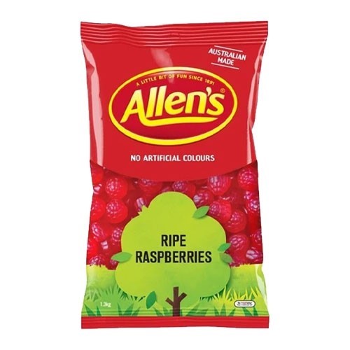 Allens Raspberries Lollies Bag 13kg