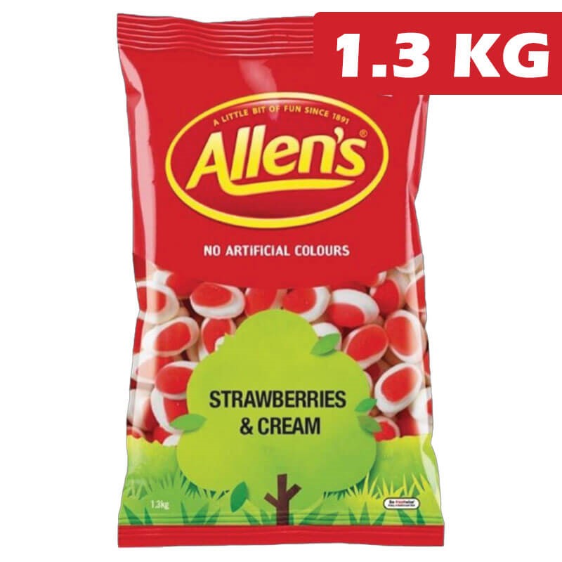 Allens Straw Cream Lollies Bag 13kg