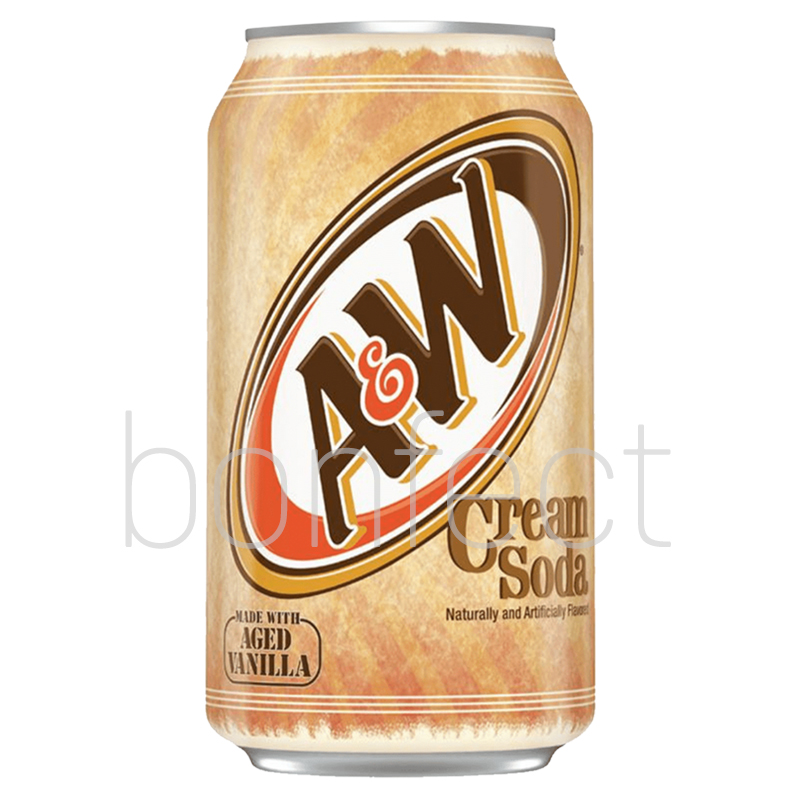 AW Cream Soda Can 355ml  12 Pack