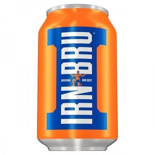 Barr Irn Bru Sparkling Drink Can 330ml  24 Pack