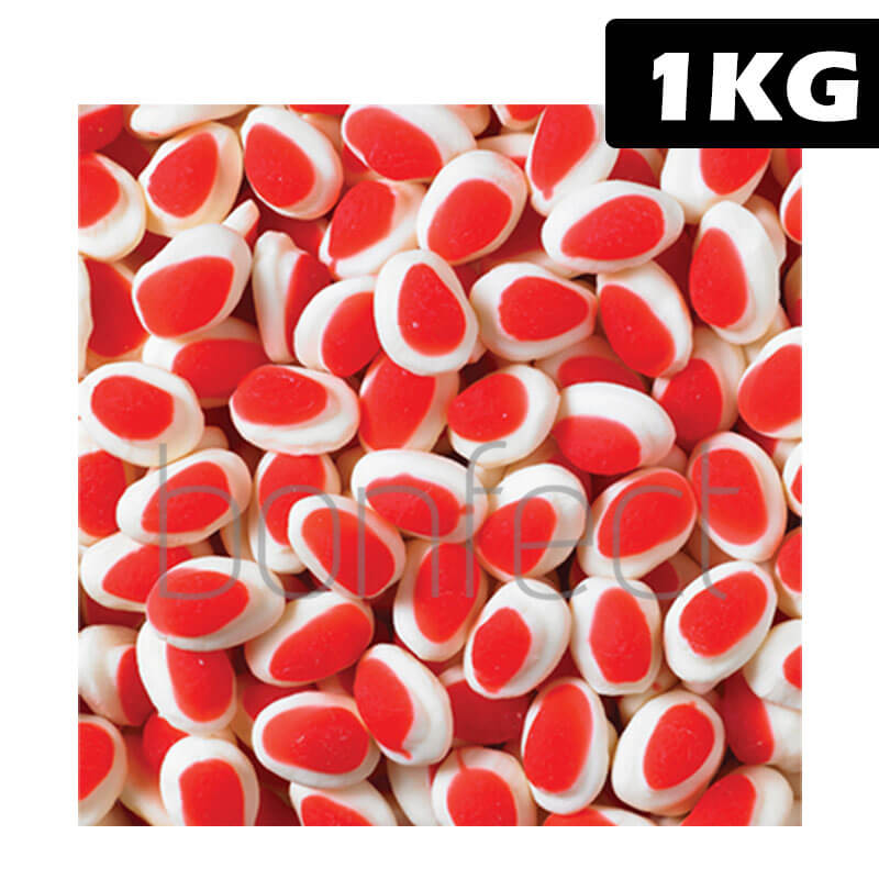 Aus Strawberry Cream Lollies Bag 1kg