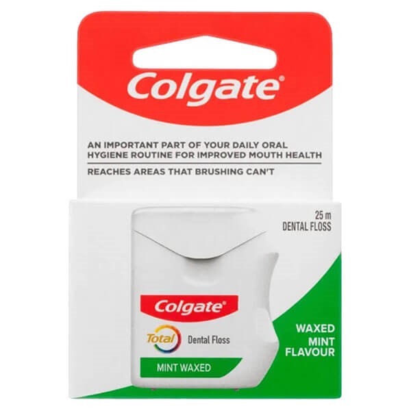 Colgate Total Waxed Dental Floss 25m