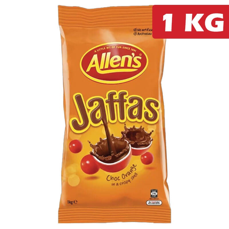 Allens Jaffas Lollies Bag 1kg