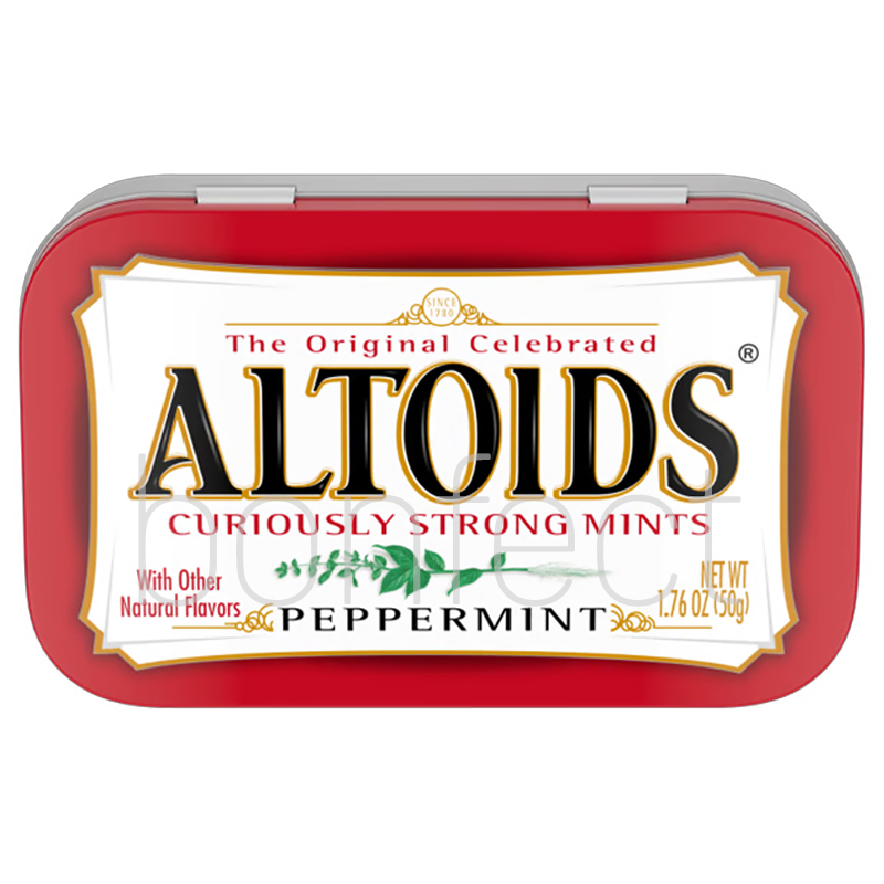 Altoids Mints Peppermint Tin 50g  12 Pack