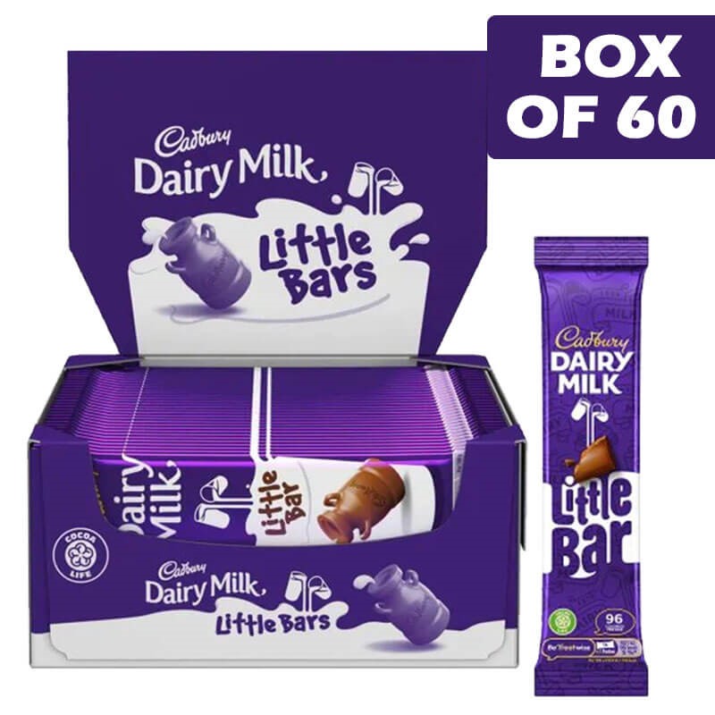 Cadbury Dairy Milk Little Bar 18g  60 Pack