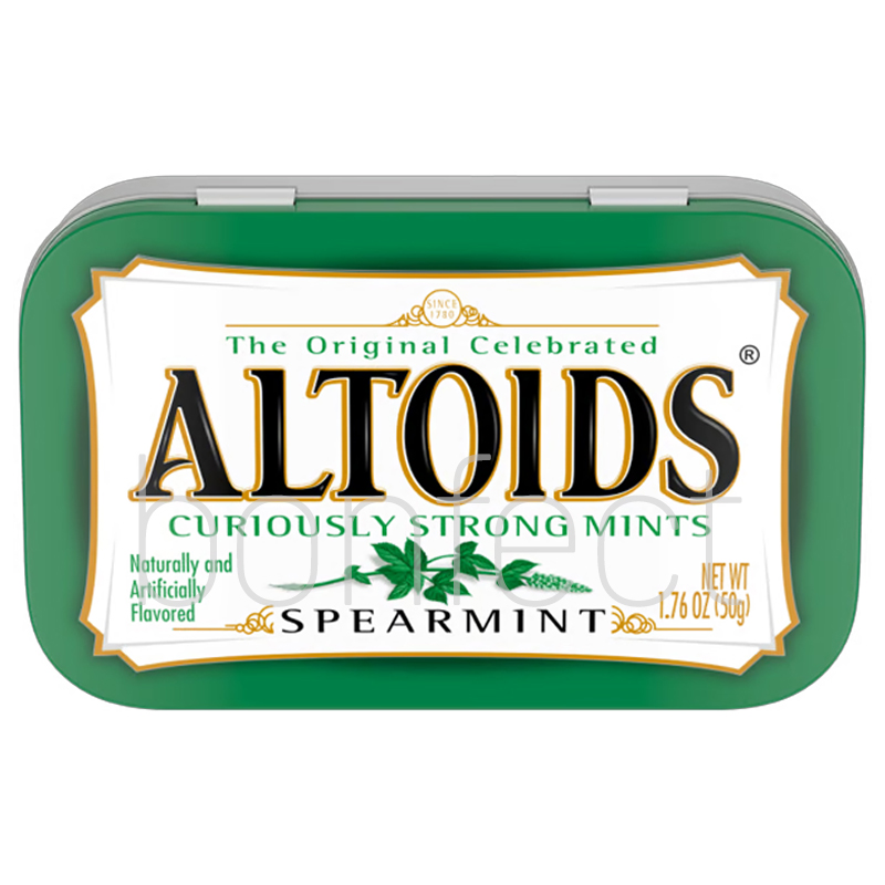 Altoids Mints Spearmint Tin 50g  12 Pack