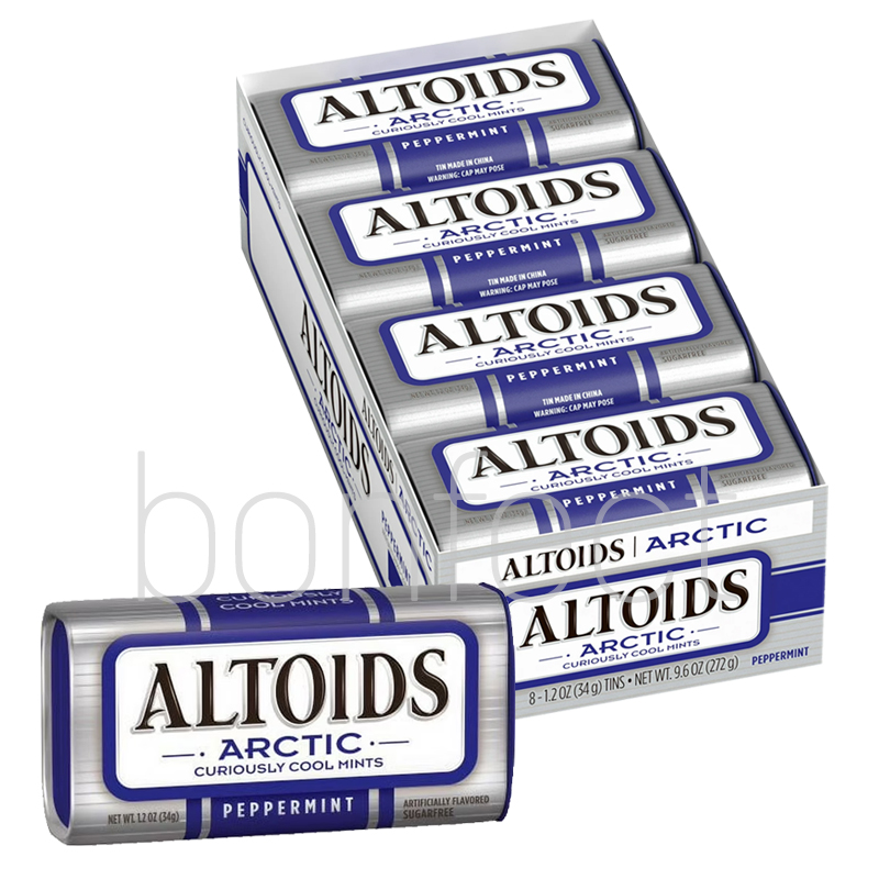 Altoids Mints Arctic Peppermint Tin 34g  8 Pack