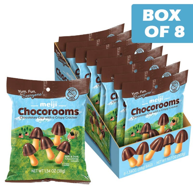 Meiji Chocorooms 38g  8 Pack
