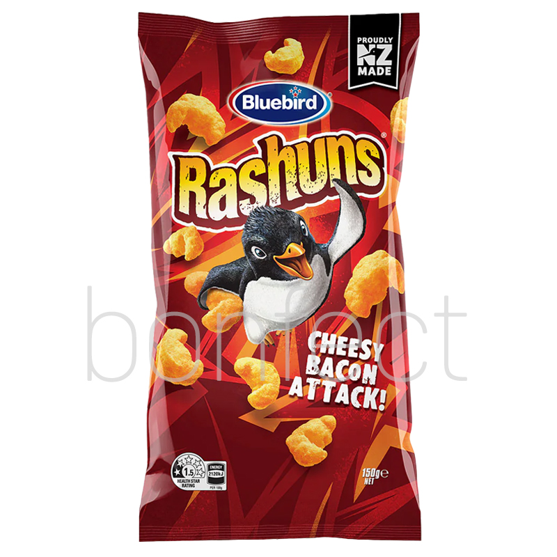 Bluebird Rashuns Corn Snack 150g  16 Pack