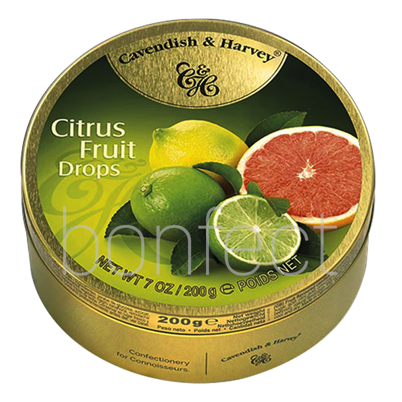 Cavendish  Harvey  Citrus Fruit Drops 200g