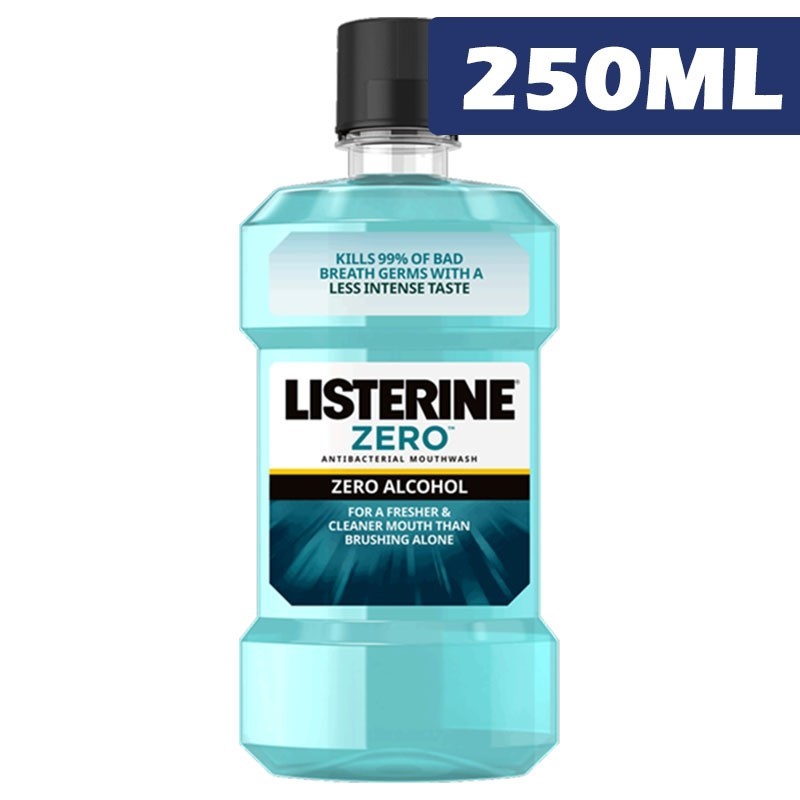 Listerine Zero Alcohol Mouthwash 250ml