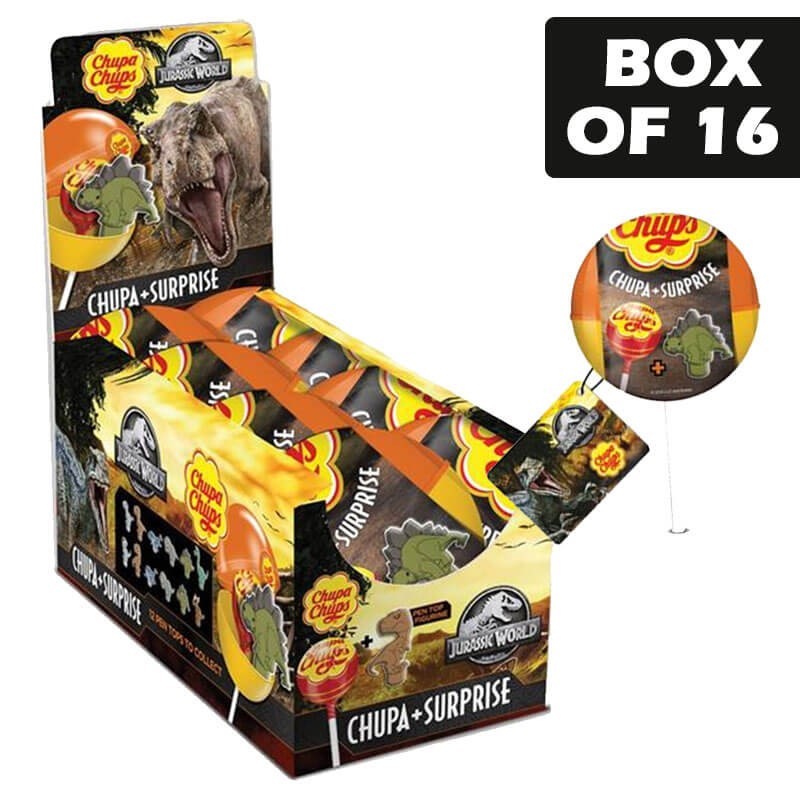 Chupa Chups Surprise Lollipop  Toy 12g  16 Pack