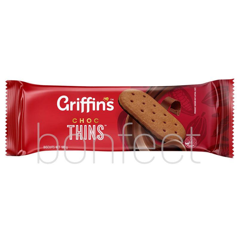 Griffins Chocolate Thins Biscuits 180g