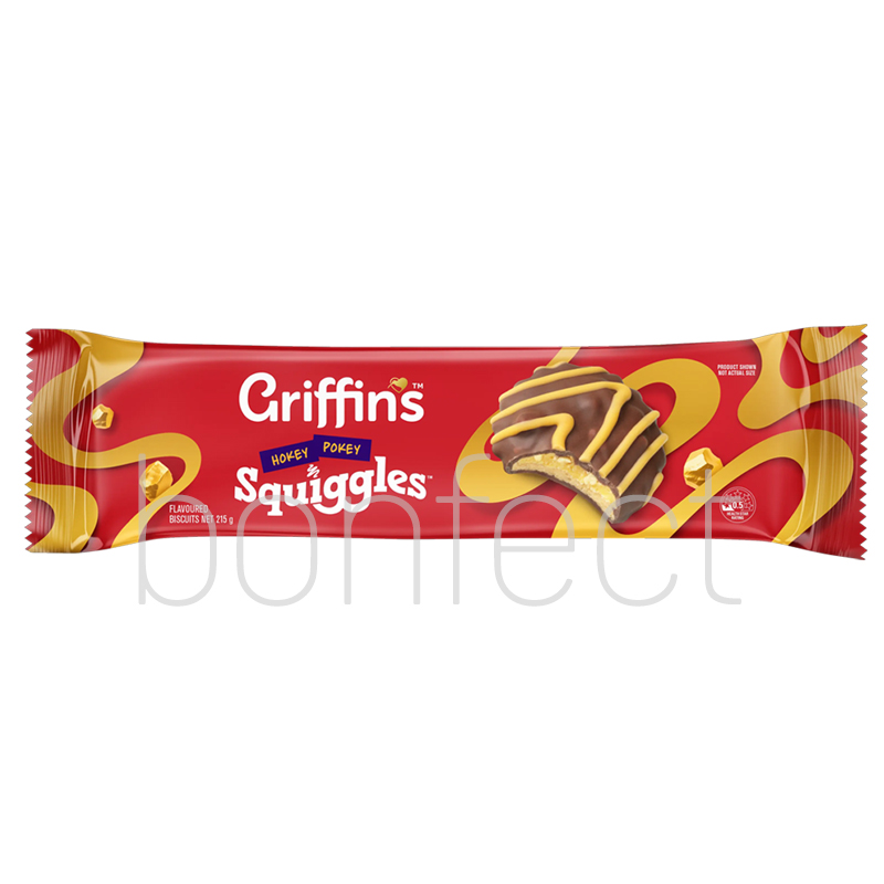 Griffins Squiggles Hokey Pokey Biscuits 215g