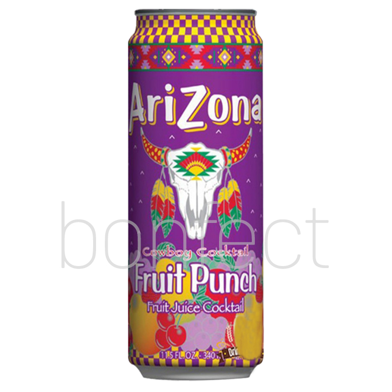 Arizona 680ml Can Frurit Punch Fruit Juice Cocktail  24 Pack