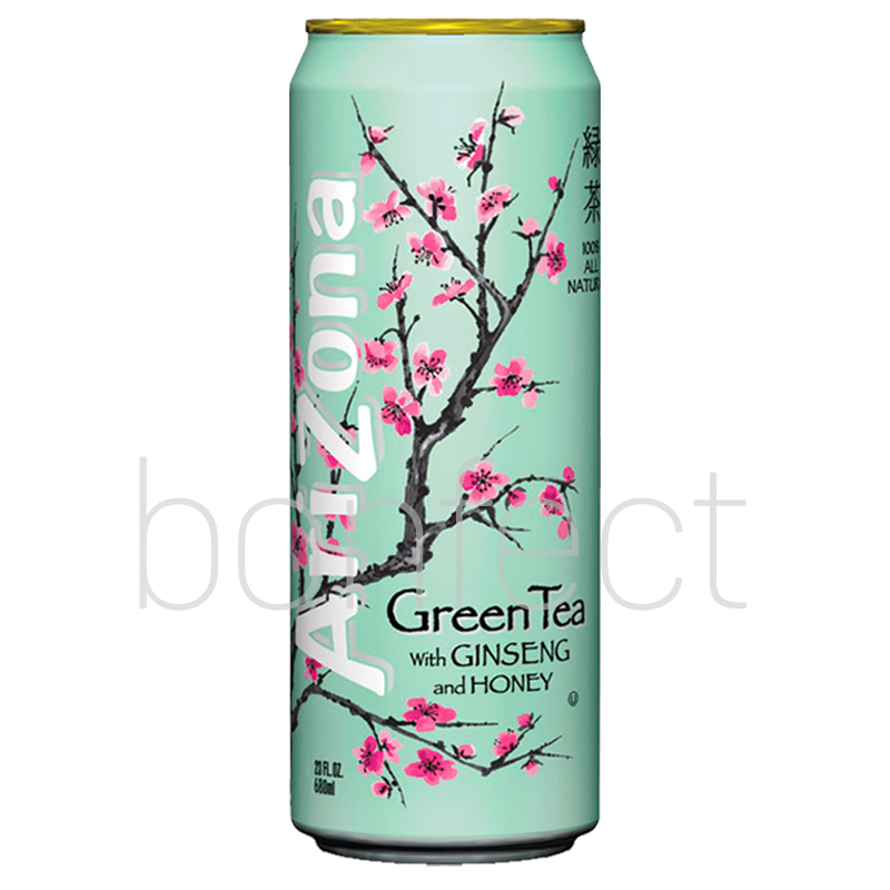 Arizona 680ml Can Green Tea with Ginseng and Honey  24 Pack