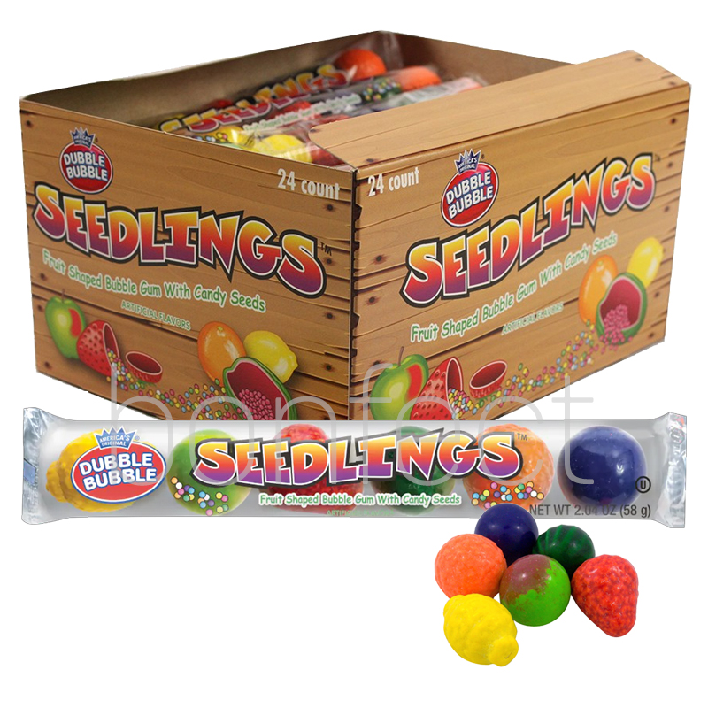 Dubble Bubble Seedlings 58g  24 Pack