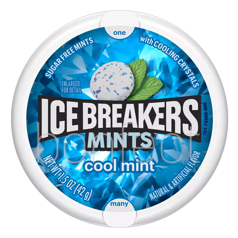 Ice Breakers Coolmint Flavour Mints Tins 42g  8 Pack