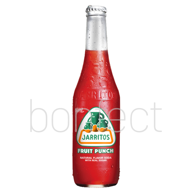 Jarritos Fruit Punch Glass Bottle 370ml  24 Pack