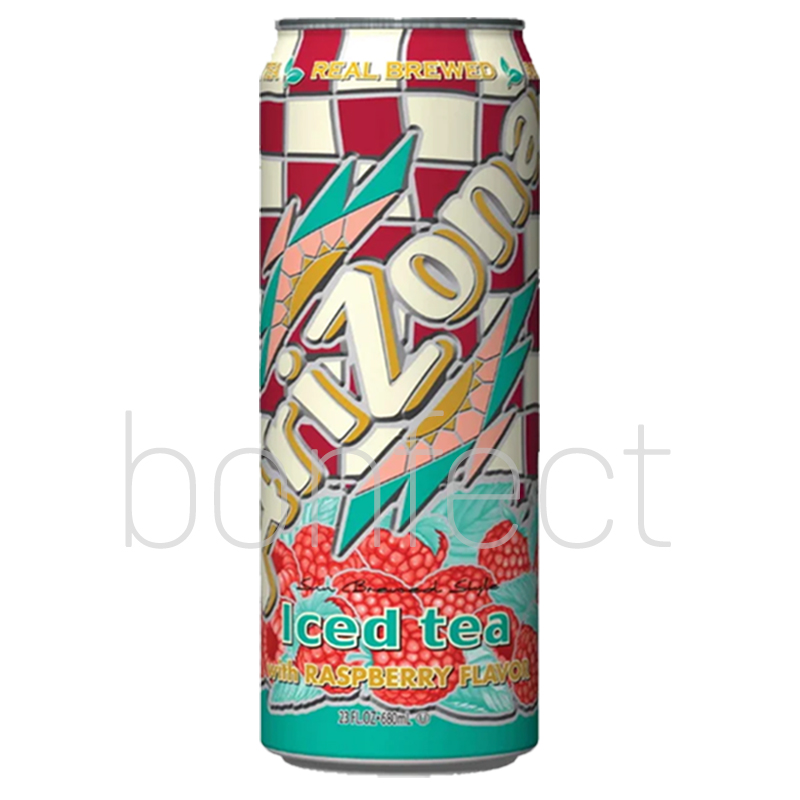 Arizona 680ml Can Iced Tea wit Raspberry  24 Pack