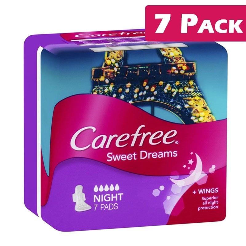 Carefree Sweet Dream Night 7 Pads  Wings
