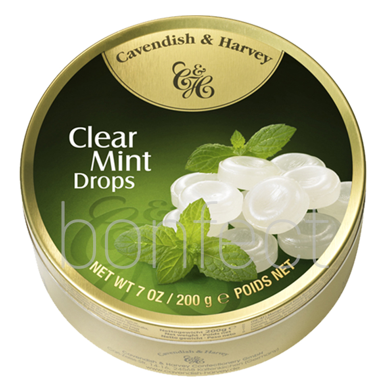 Cavendish  Harvey  Clear Mint Drops 200g