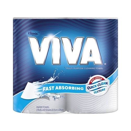Kleenex Viva Paper Towel White 2PK  6 Pack