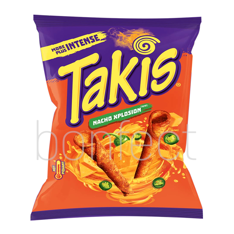 Barcel Takis Nacho Xplosion Tortilla Chips 92g  20 Pack