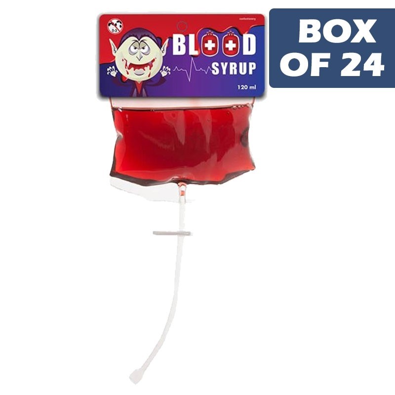 Liquid Candy Blood Bag 120ml  24 Pack