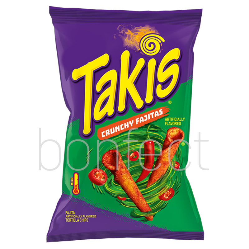 Barcel Takis Crunchy Fajita Tortilla Chips 280g  14 Pack