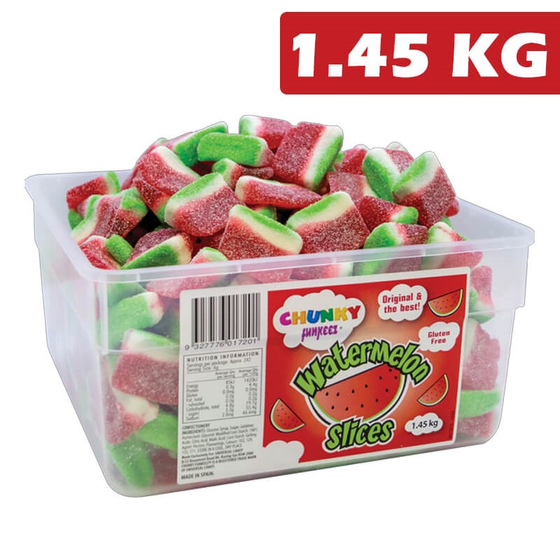 Chunky Funkeez Tub  Sour Watermelon Slices 145kg