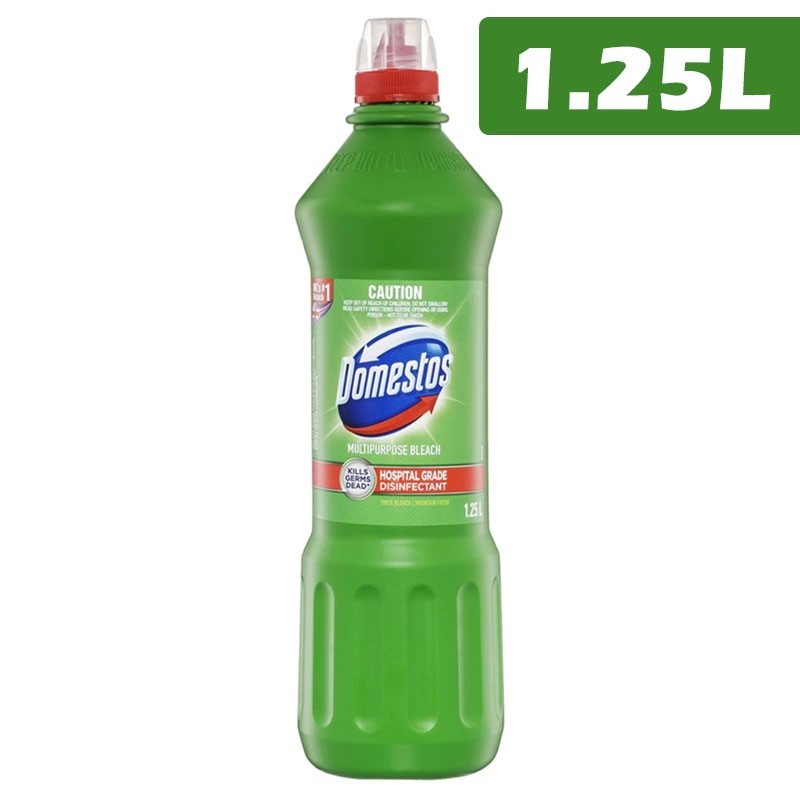 Domestos Disinfectant Bleach Toilet Cleaner Mountain Fresh 125L