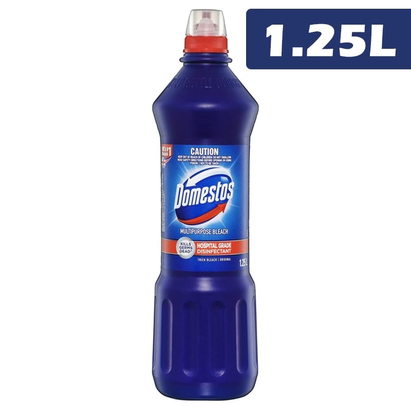 Domestos Disinfectant Bleach Toilet Cleaner Regular 125L