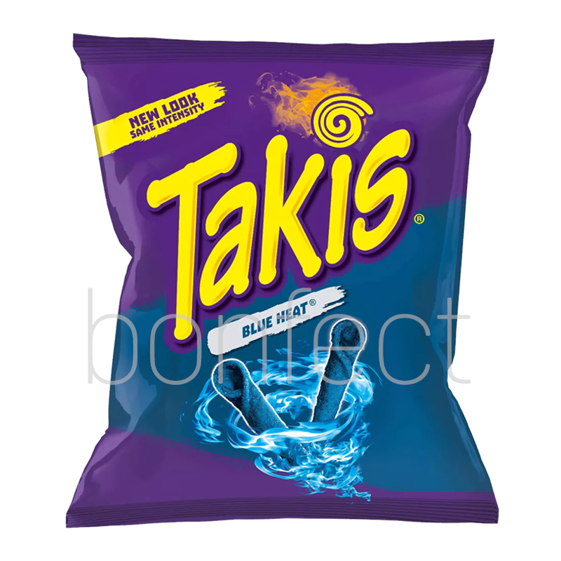 Barcel Takis Blue Heat Hot Chilli Pepper Tortilla Chips 92g  20 Pack