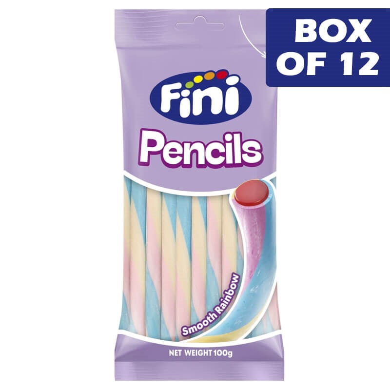 Fini Smooth Rainbow Pencils 100g  16 Pack