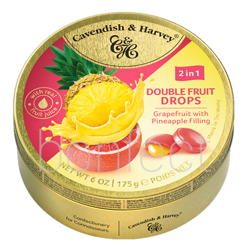 Cavendish  Harvey  Grapefruit  Pineapple Filled Drops 175g