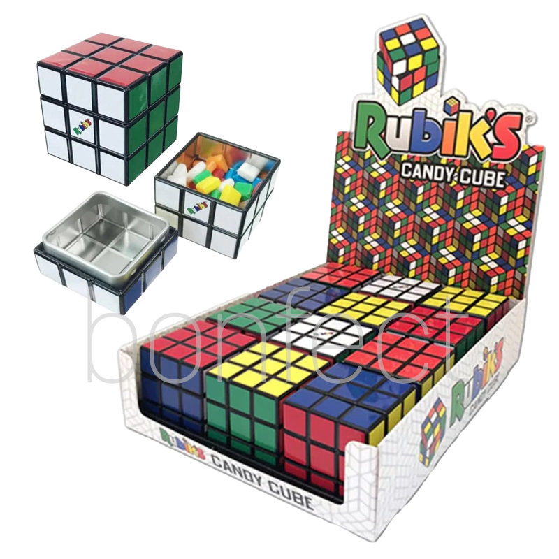 Nintendo Rubiks Cube Candy Tin 42g  12 Pack