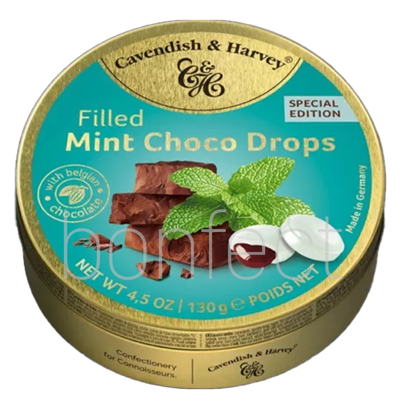 Cavendish  Harvey  Filledd Mint Chocolate Drops 130g