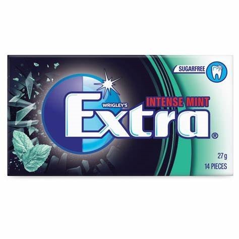 Extra Intense Mint Chewing Gum 27g  24 Pack