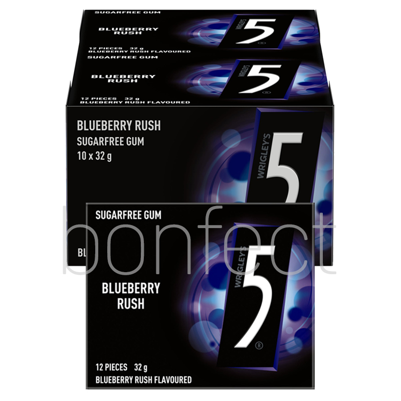 5 Gum Blue Berry 32g  10 Pack