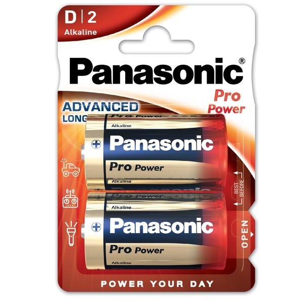 Panasonic Battery D 2PK  12 Pack