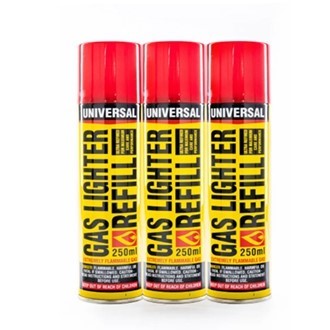 Gas Lighter Refill 5 Changeable Nozzle 250ml