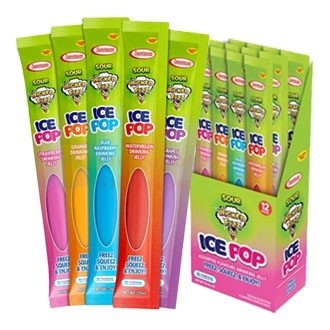Wicked Fizz Sour Ice Pops 70ml  12 Pack