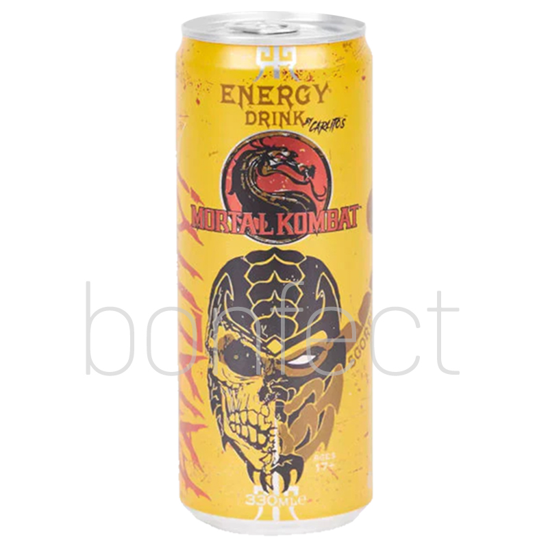Mortal Kombat Scorpion Energy Drink 330ml  24 Pack