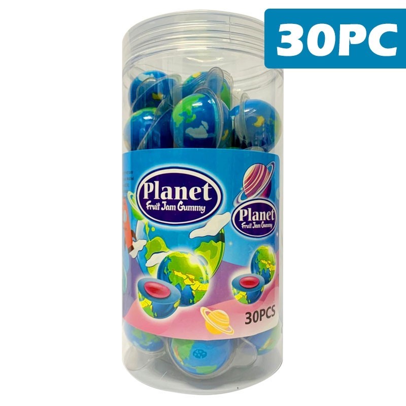 Earth Gummy Liquid Candy Ball 30 Pieces  20 Pack