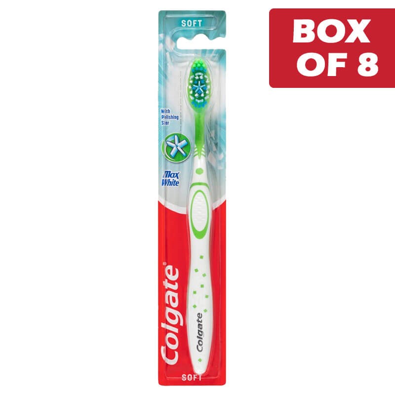 Colgate Max White Soft Toothbrush With Polishing Star