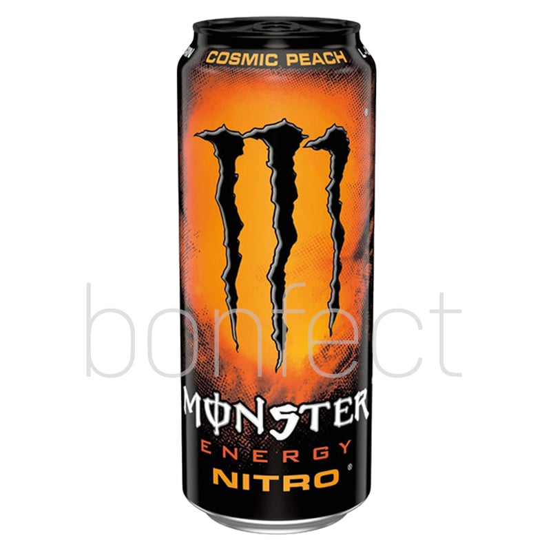 Monster Nitro Cosmic Peach Energy Drink 500ml  12 Pack