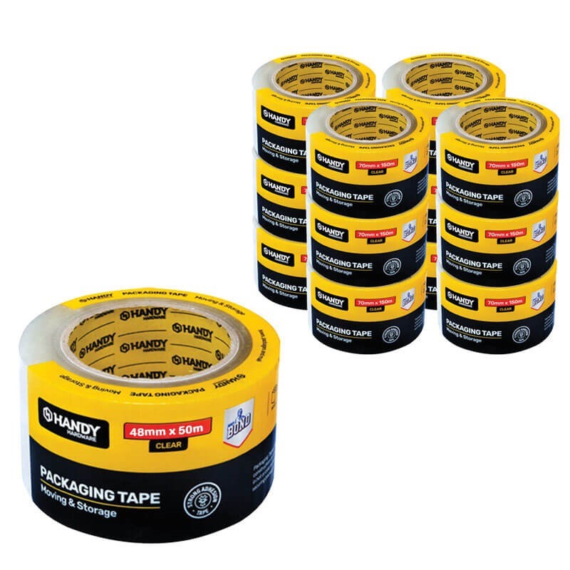 Handy Hardware Packing Tape Clear 48mm  50m