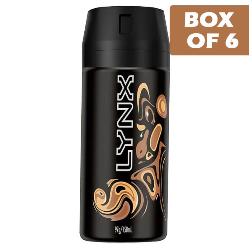 Lynx Dark Temptation Deodorant Body Spray 97g150ml  6 Pack